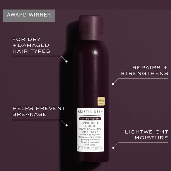 Kristen Ess Overnight Bond Revitalizing Dry Mask  decreased breakage, smoother - Picture 1 of 8